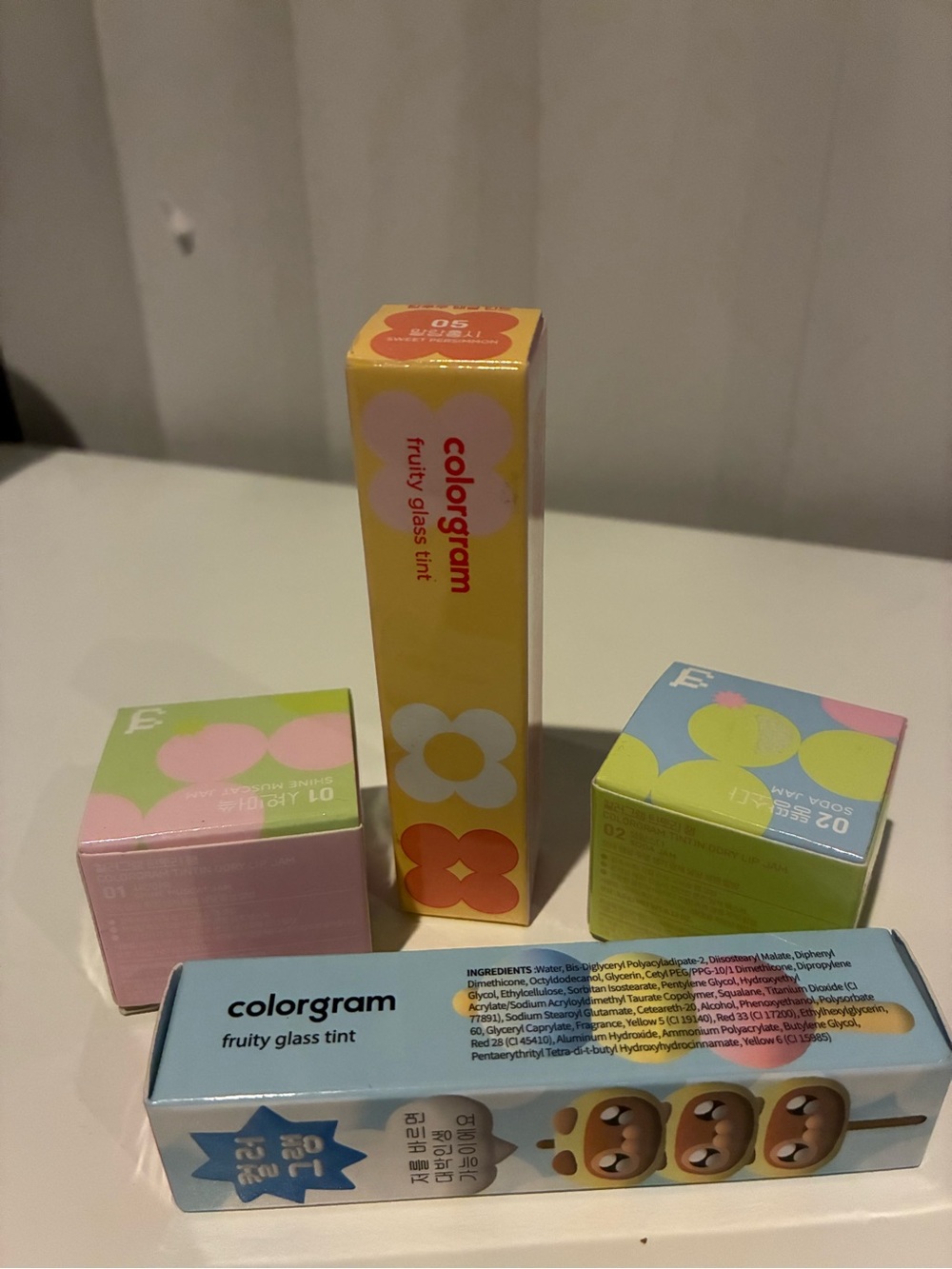 Colorgram Fruity Glass Tint Set - 4 piece Bundle